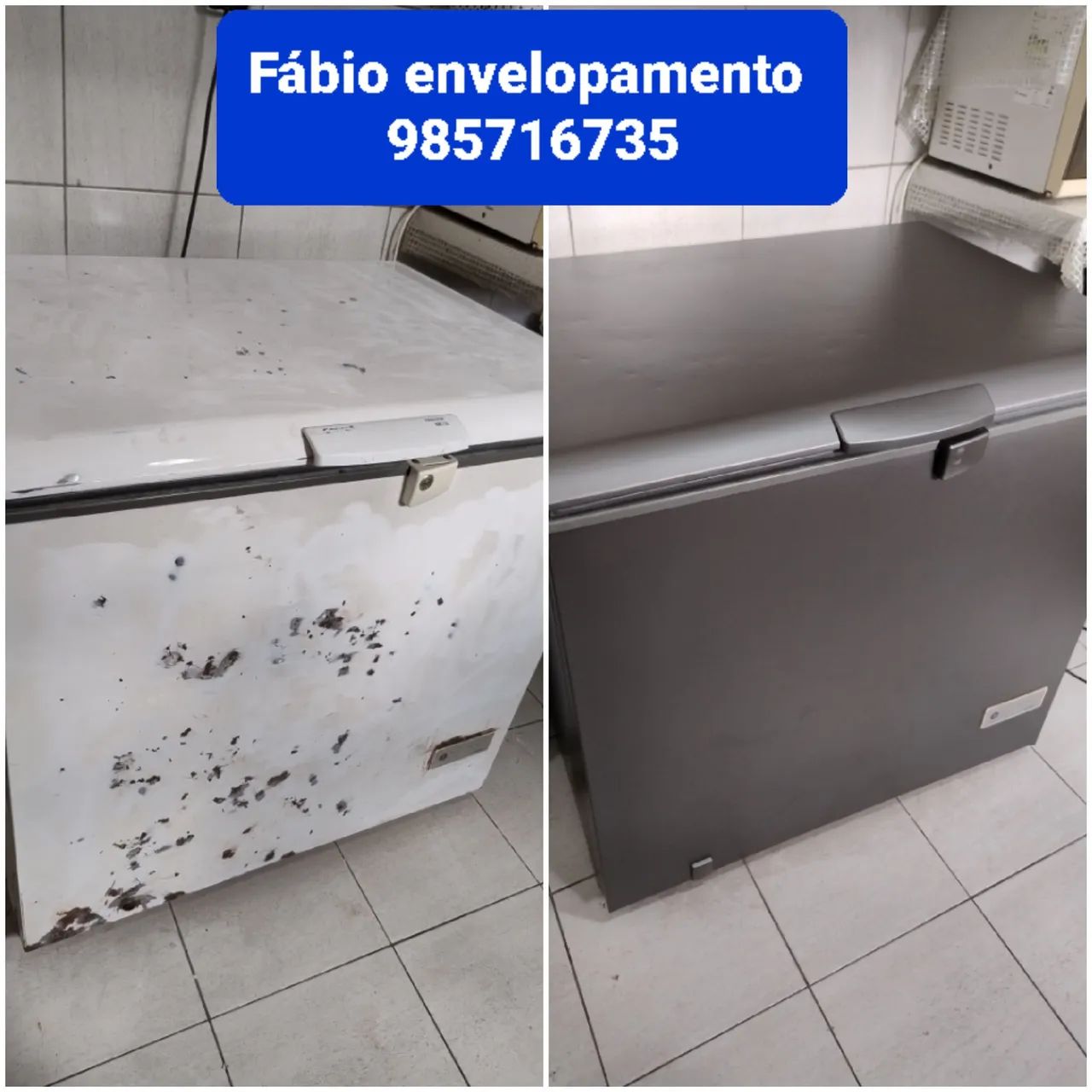 Envelopamento de geladeira, freezer, expositor e frigobar  - Foto 3