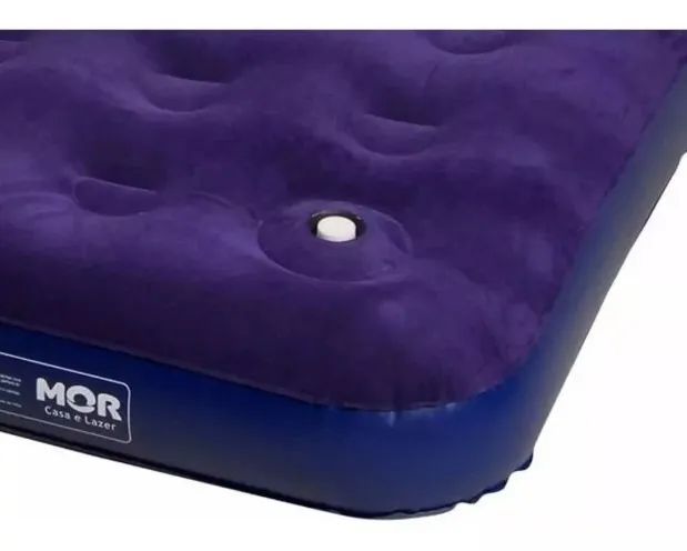 Colchão Inflável Casal Com Inflador Acoplado Multiuso Mor - Foto 3