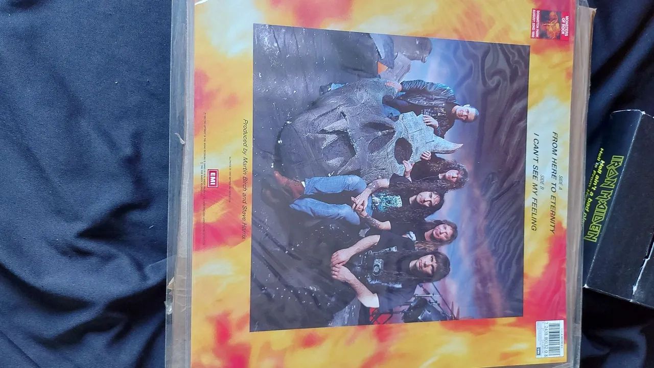 Lp Pic 7 Shape Iron Maiden From Here To Eternety Mega Raro  - Foto 6