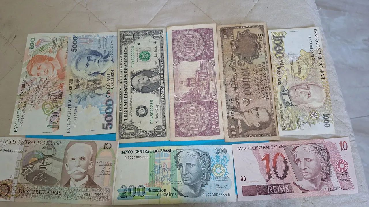 Cedulas antigas para colecionadores