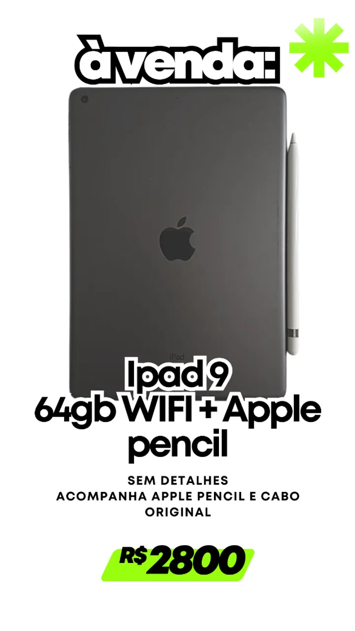 iPad Air 4th geração 64gb + Apple Pencil - Notebooks - Boa Morte
