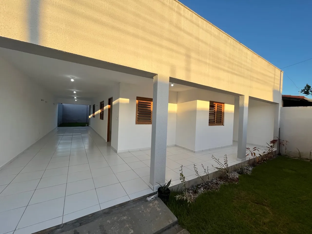 Casa com 3 quartos.