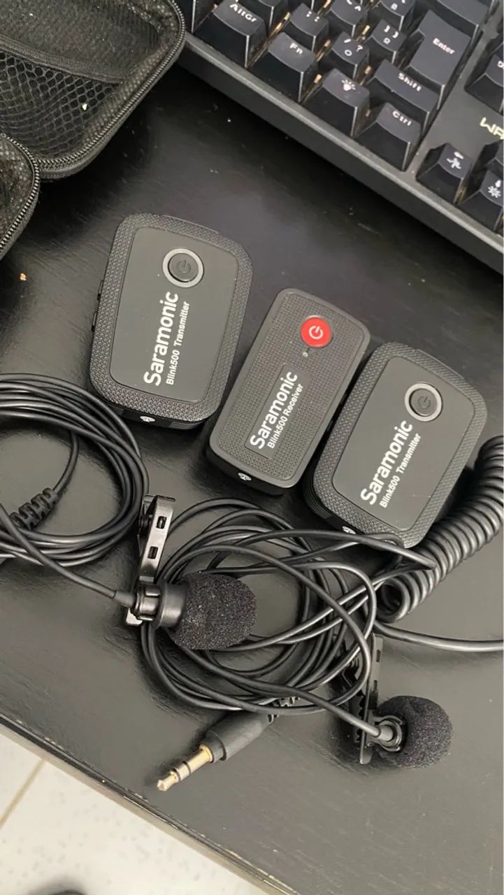 Kit Microfone Sem Fio Saramonic Blink500 - Foto 2