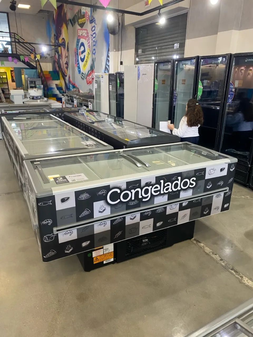 Freezer Horizontal ilha - Industrial para Congelados