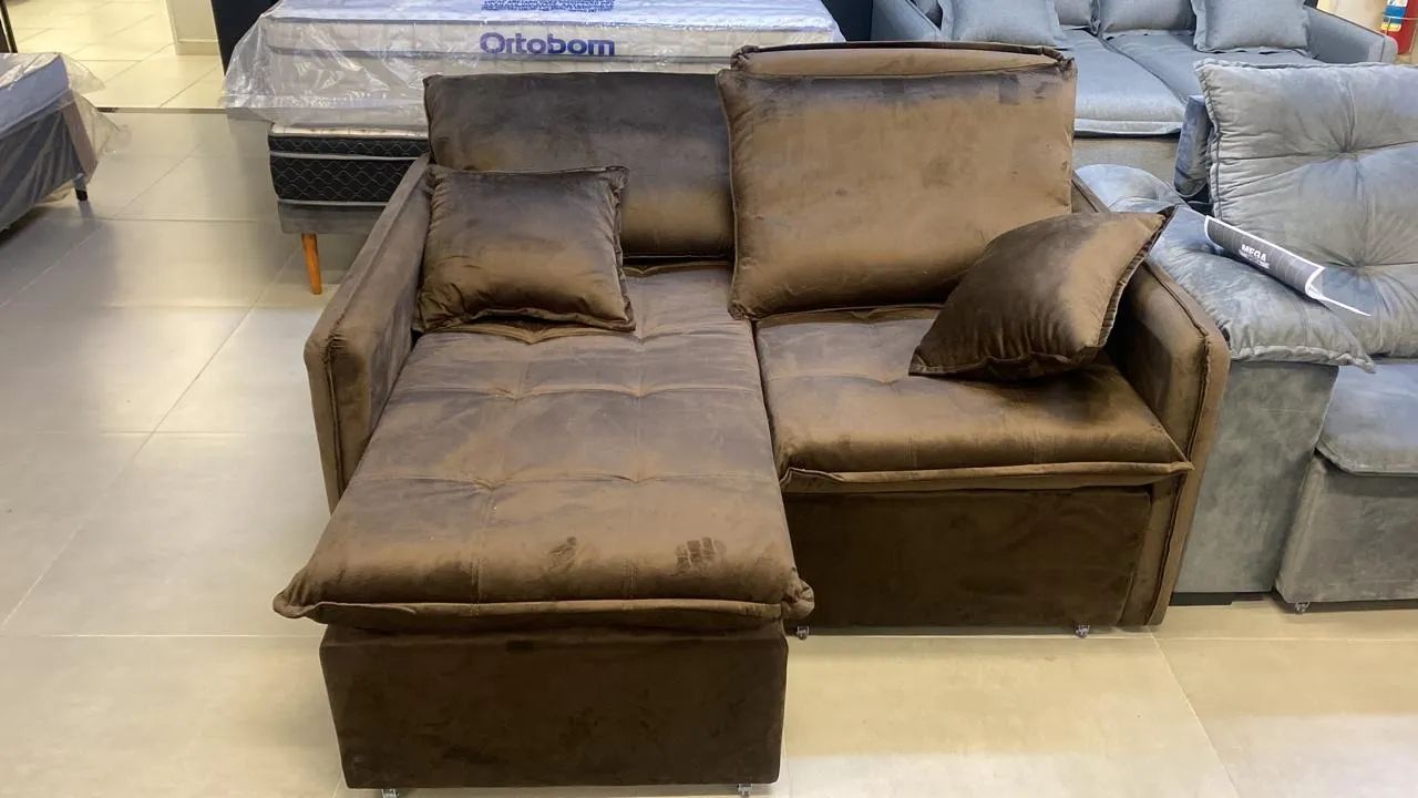Cama Box solteiro com Colchão espuma - Novo - Foto 5