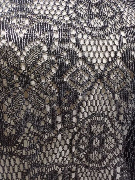 Blusa Transparente Sobreposição Renda - RIACHUELO - Foto 4