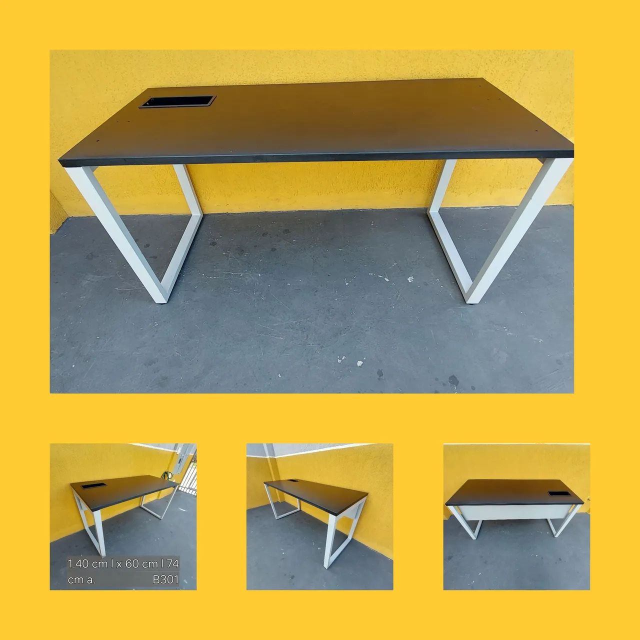 Mesa de Escritório preta
