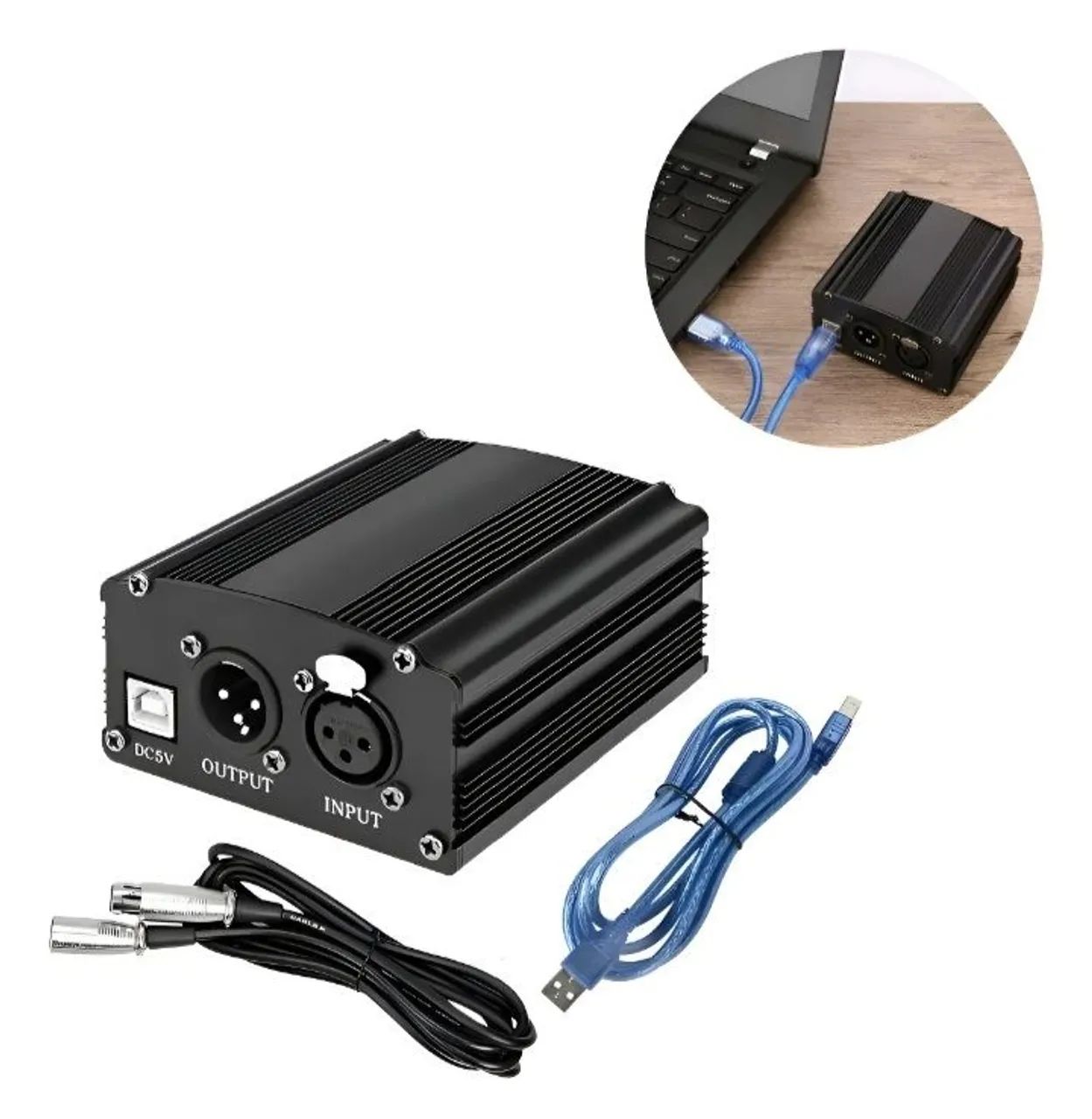 Kit Micro. Condensador completo e Phantom Power - Foto 2