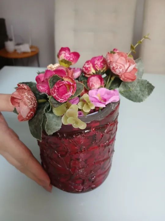 Vaso Decorativo especial com.flores