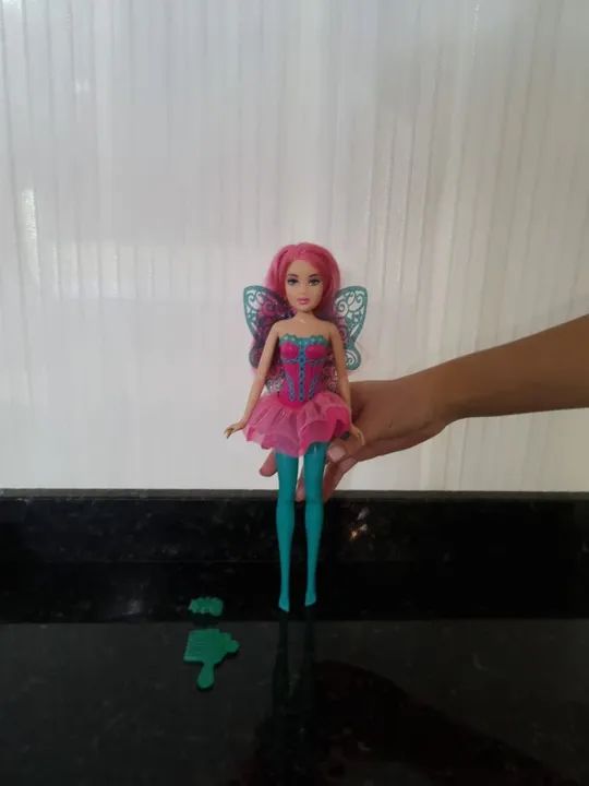 Boneca Barbie Fada Rosa