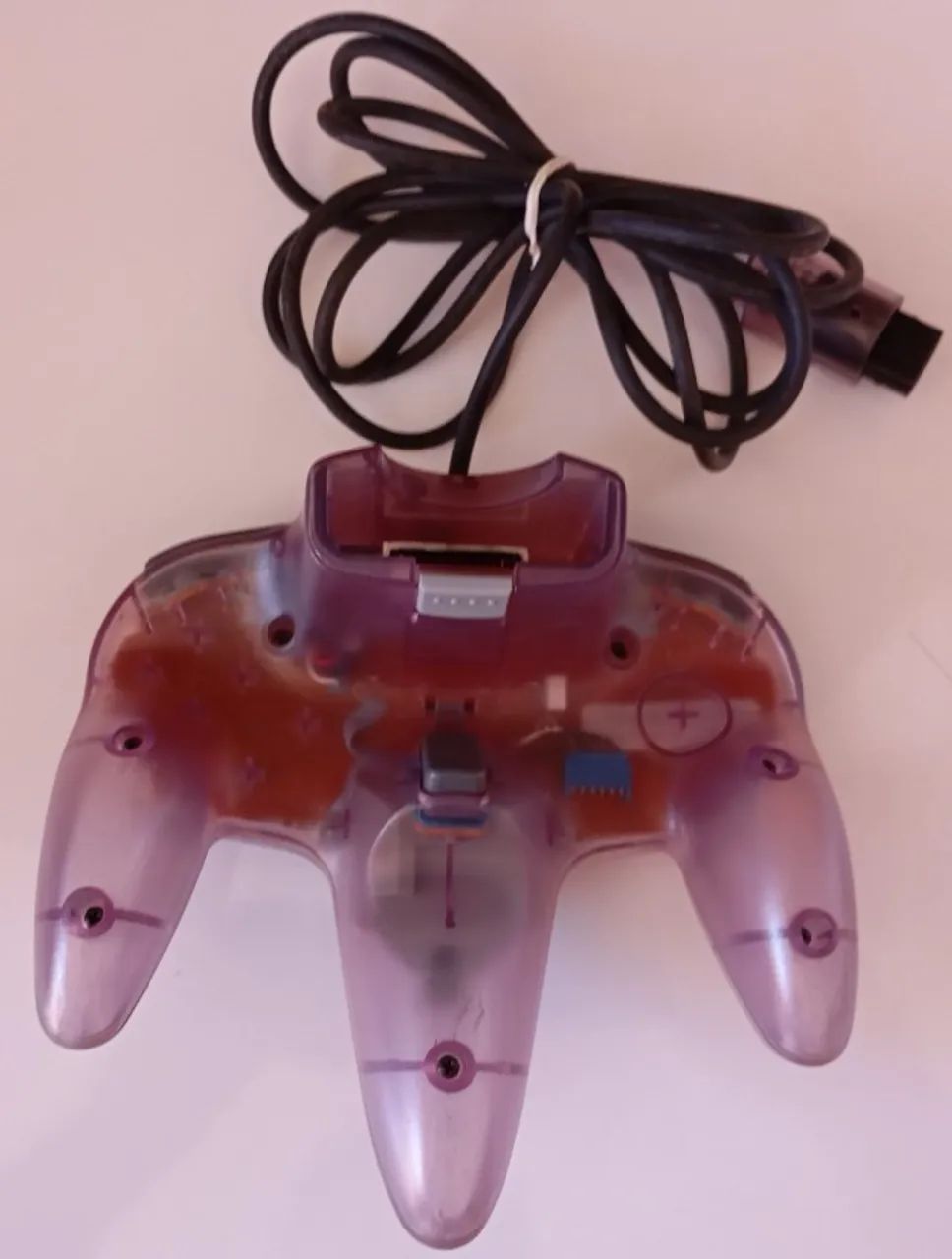 Controle Nintendo 64 Transparente Jabuticaba Gradiente  - Foto 2