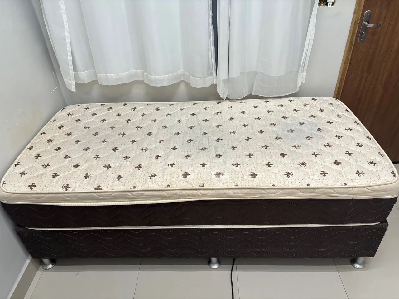 Cama Box de casal com colchão - Foto 5