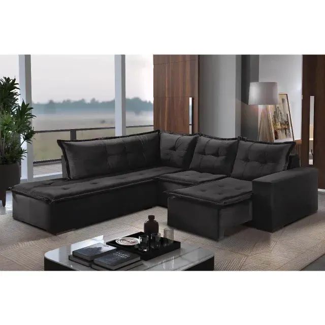 sala sofa de canto 6 lugares  - Foto 3