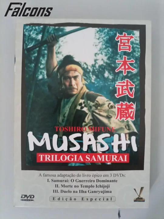 Box DVD Musashi a Trilogia Samurai - 3 Discos