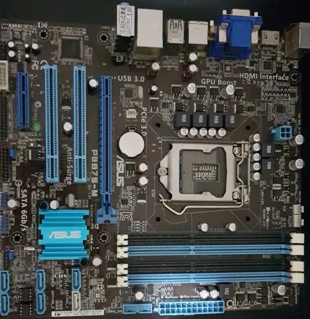 Asus P8B75-M + Intel I7 3770 + 16GB Corsair XMS3 - Peças de