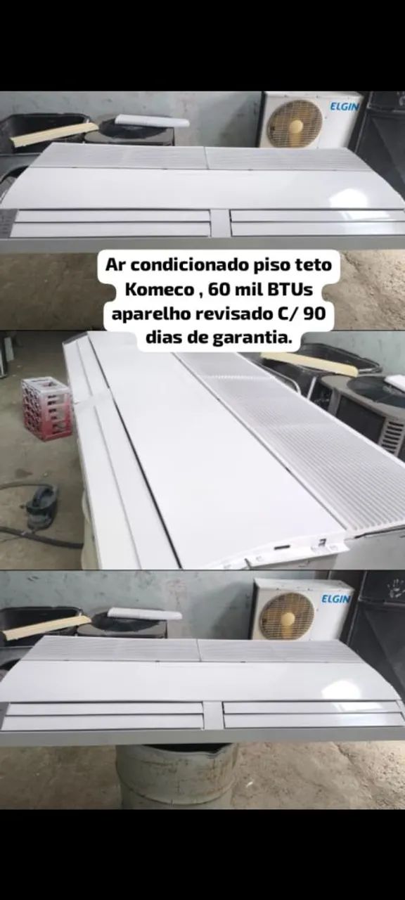 AR Condicionados Piso Tetos de 60k BTUs da CarrieR, Hitachi, Komeco, Springer entre outros - Foto 4