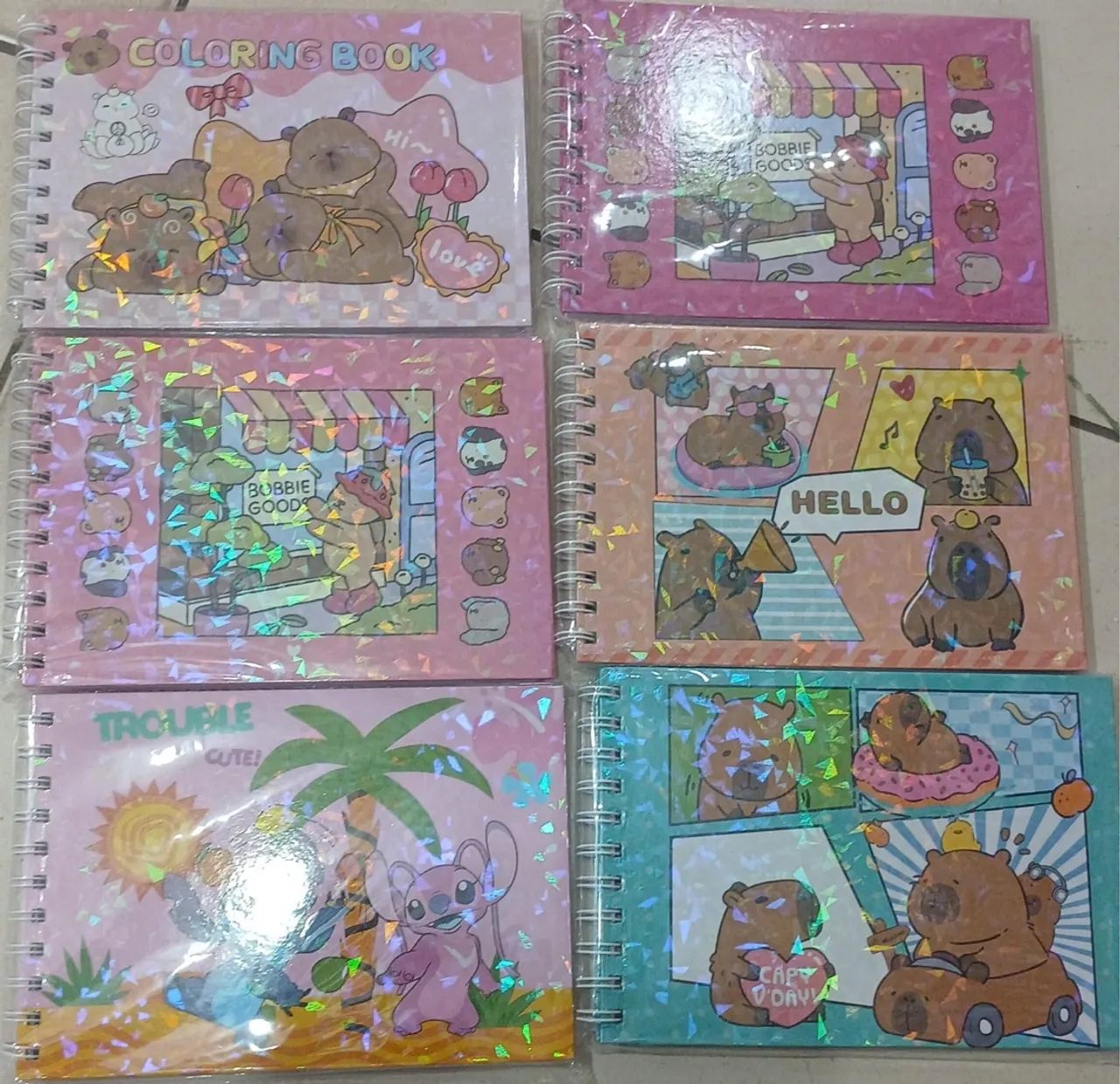 Cadernos Stitch Holográficos - Coleção Completa! - Foto 3
