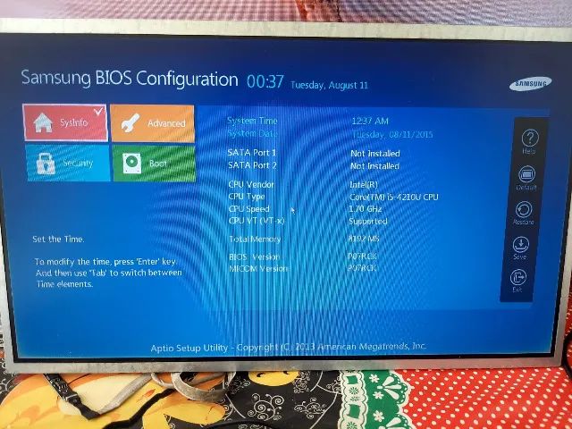 Tela Note Samsung 270E4E- 14 Pol -40 P - Esquerdo - 100% - Foto 6