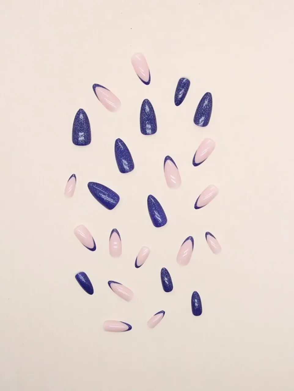 24 Peças de Unhas Postiças + Cola Transparente + Lixa de Unha - Foto 4