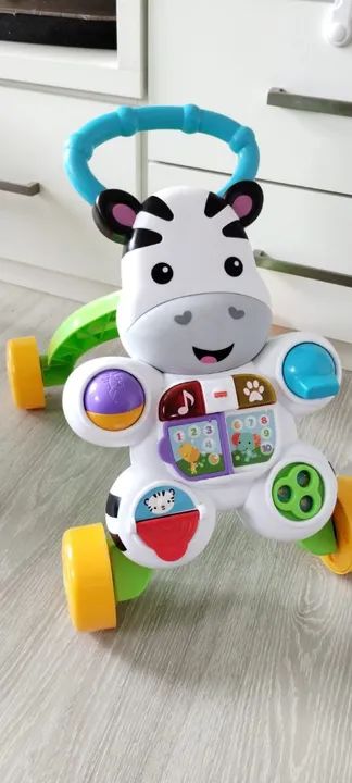 Andador de Zebra Musical Fischer price 