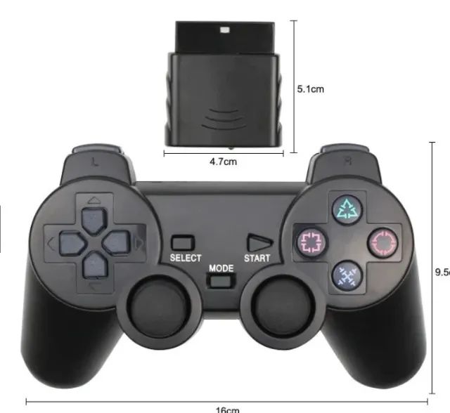 Controle game sem fio play2 MMSBP2 - Foto 3