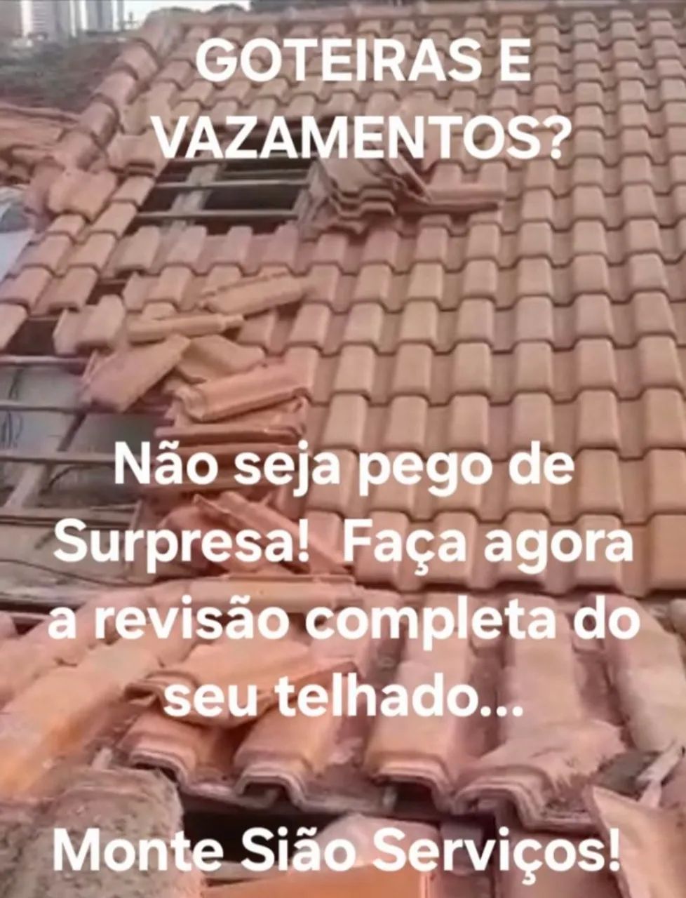 Telhados, reformas, manutenção e revitalizações