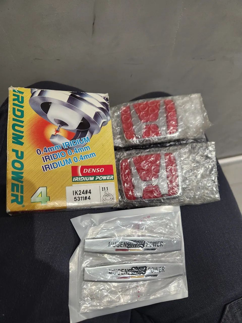 Kit Honda - velas iridium e emblemas - Foto 4