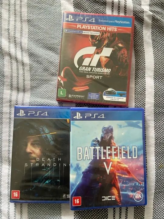 Ps4 novo, 13 jogos sendo 3 lacrados ainda. - Foto 3