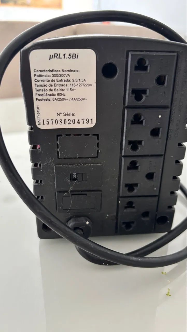 Estabilizador de energia SMS Revolution III bivolt - Foto 4