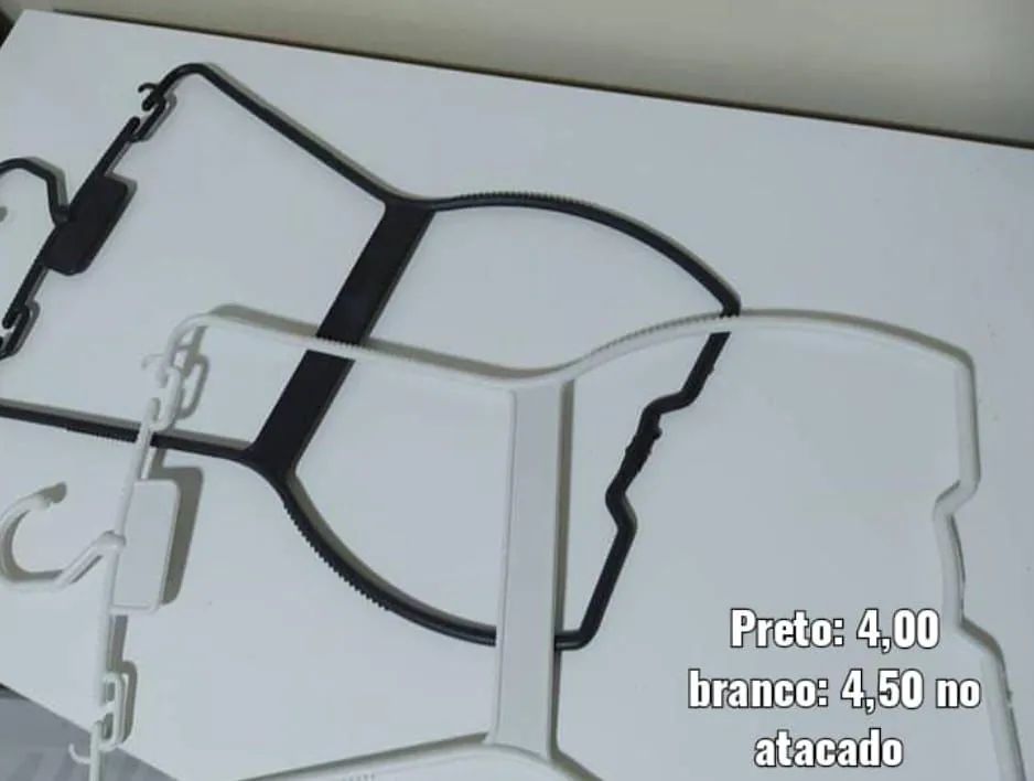 Cabide Infantil - Branco e Preto - Foto 3