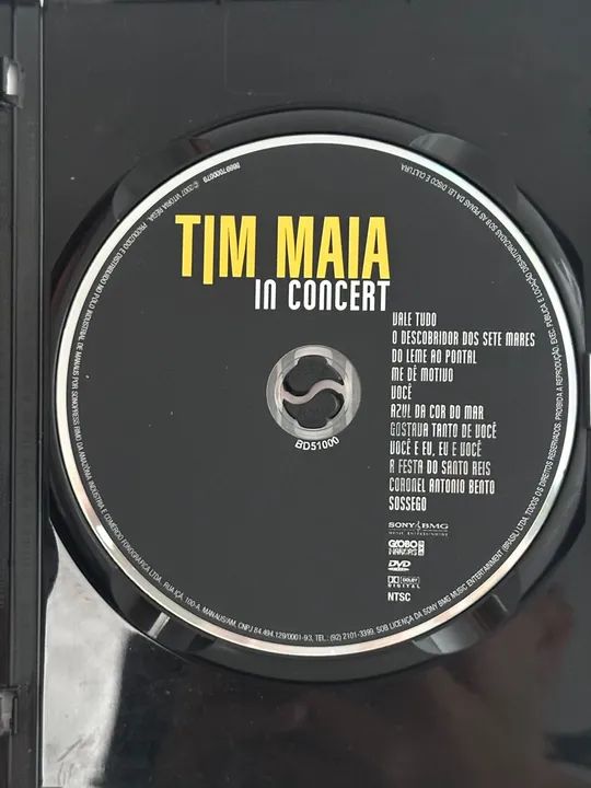 DVD Tim Maia - In Concert