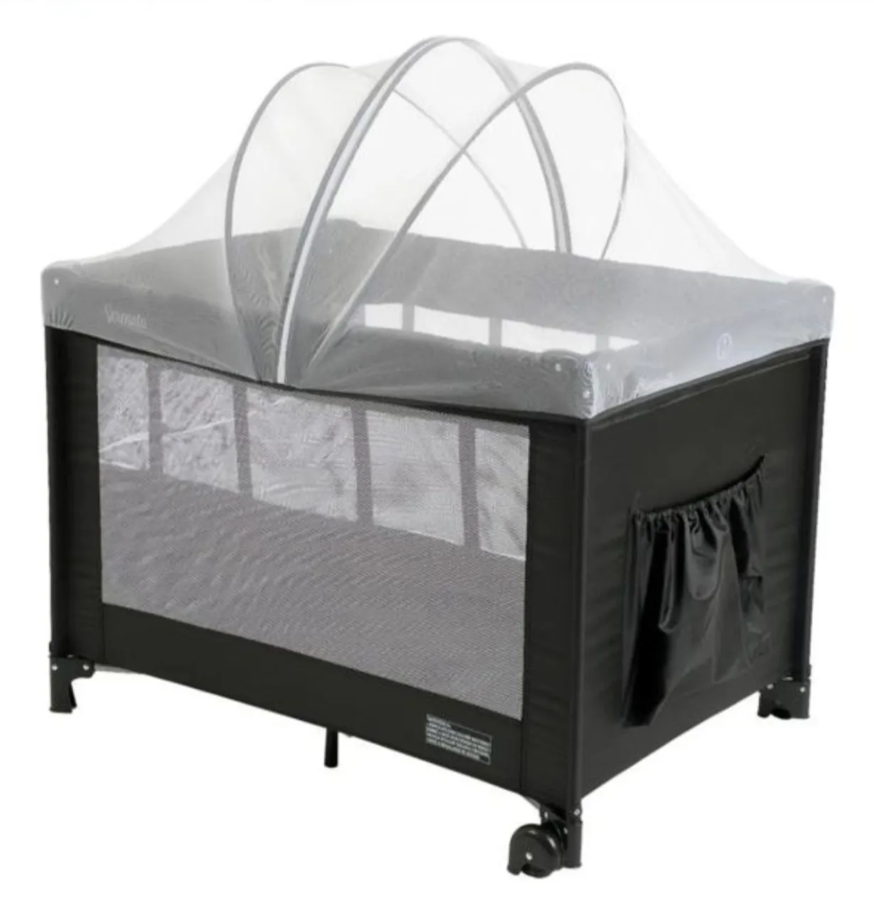 Berço Portátil com Mosquiteiro - Conforto e Segurança