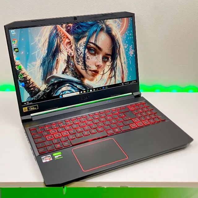 Notebook GAMER Nitro 5: AMD Ryzen 5 | GTX 1650 |16gb RAM | 512gb SSD | Tela FULL HD 144Hz - Foto 3