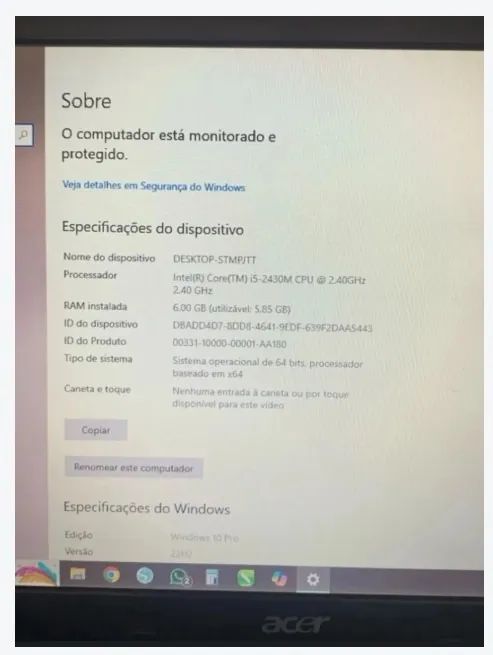 Notebook Acer Intel Core i5 15.6" - Foto 3
