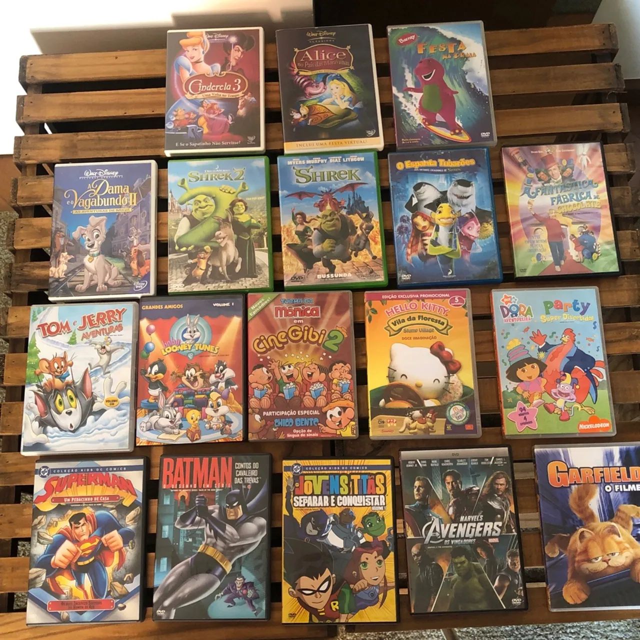 Coleção de 18 DVDs infantis - Diversos títulos