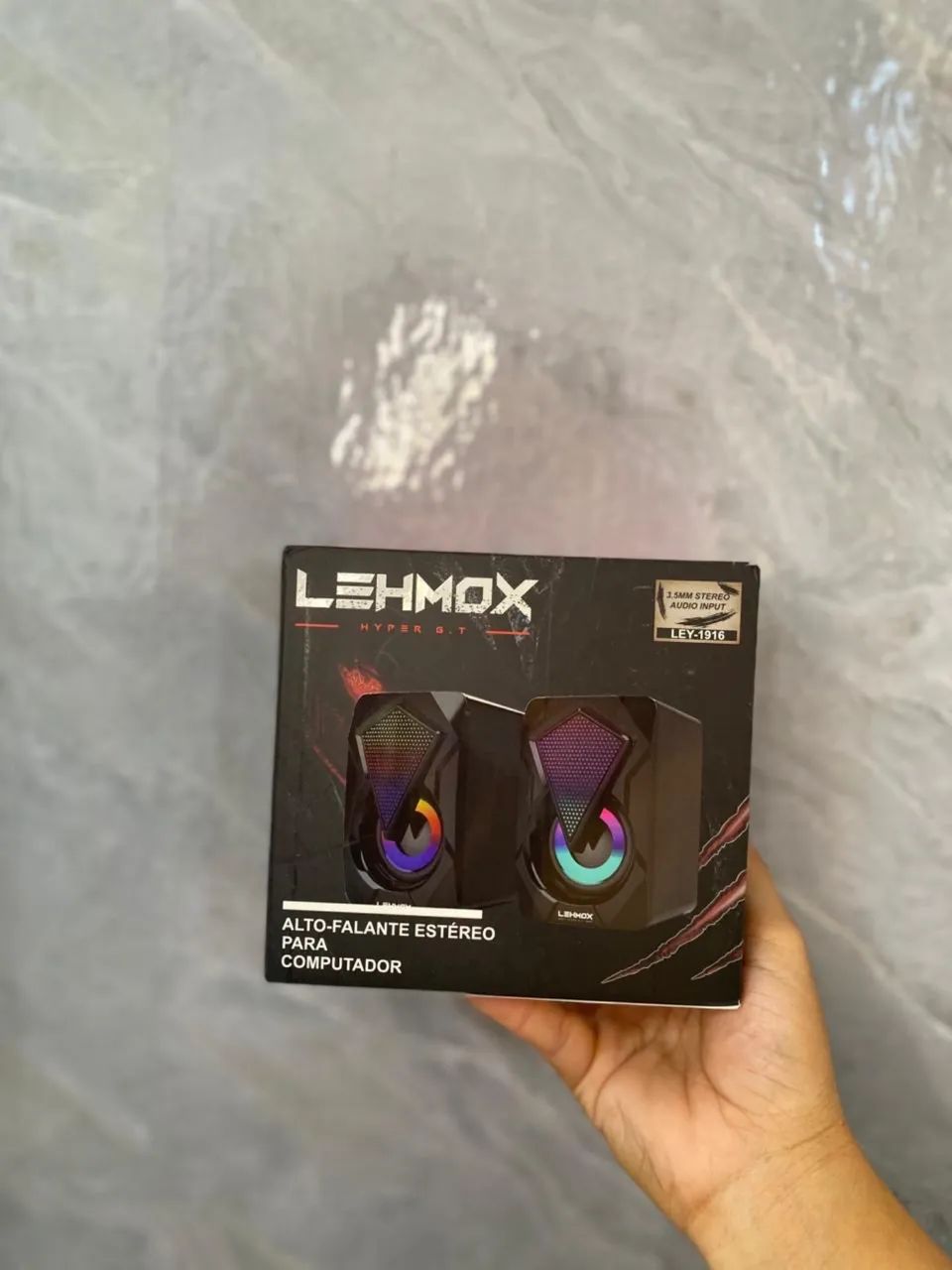 Caixa de som Pc com led - Entregamos a domicílio 