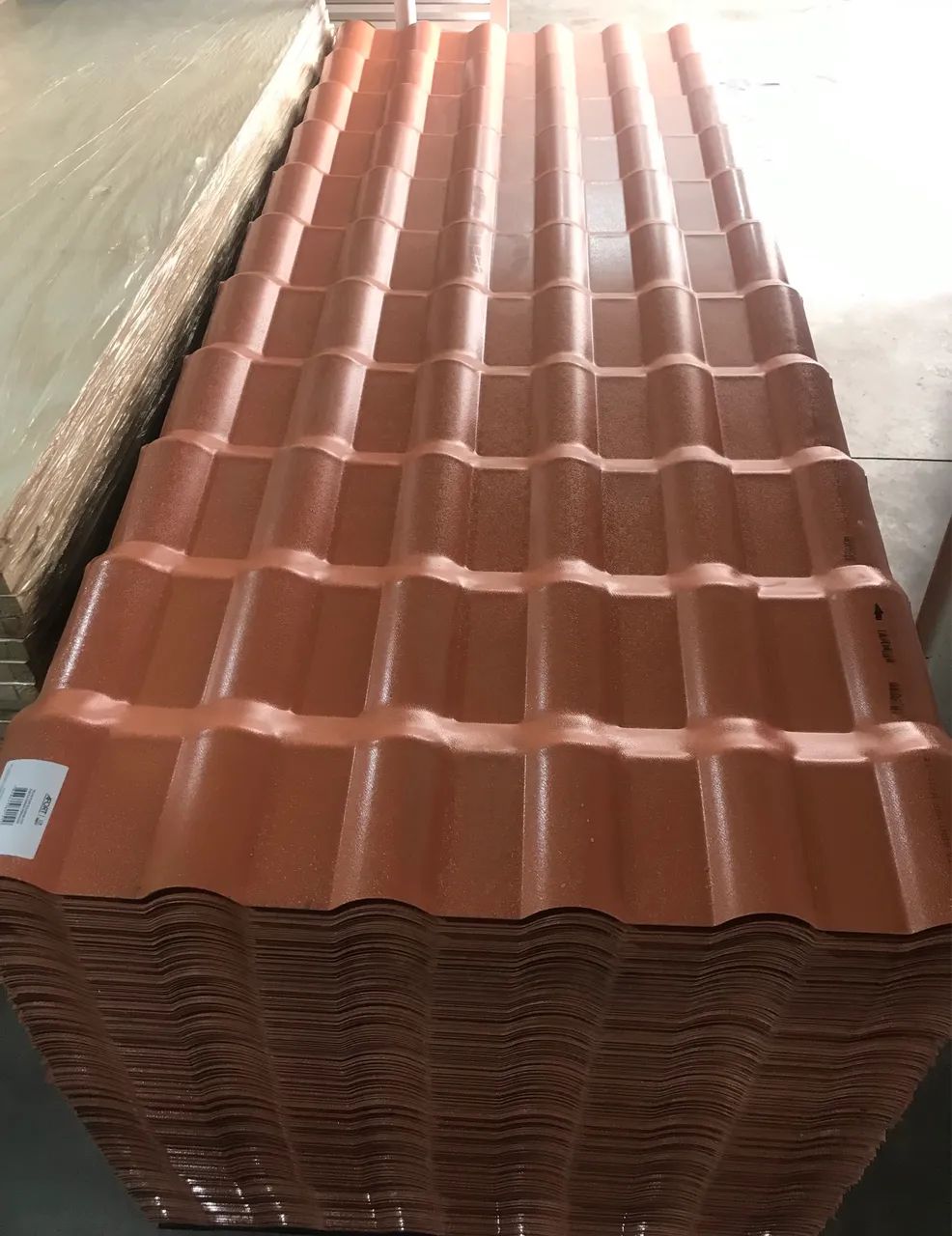 Telha PVC cerâmica 2,42x0,88 cm - Foto 3