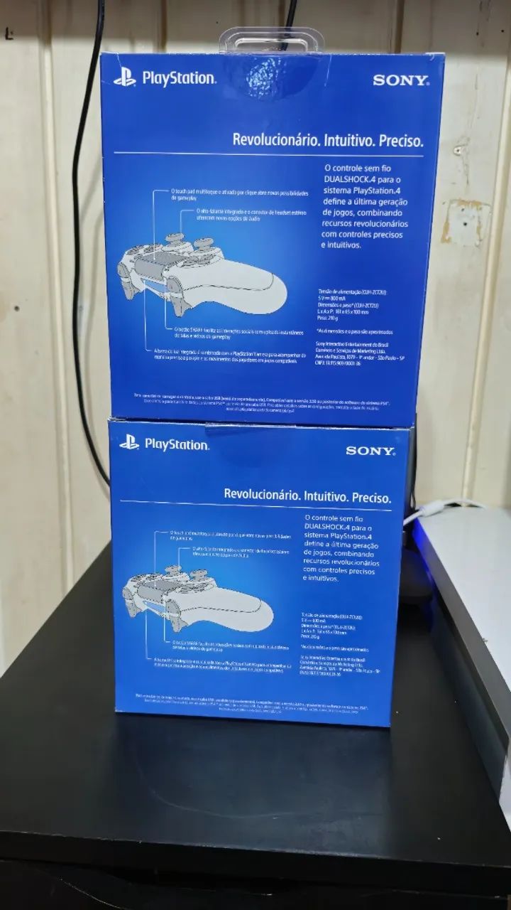2 controles de playstation 4 originais - Foto 3