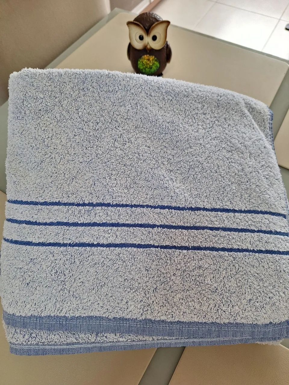 New bath towels.
