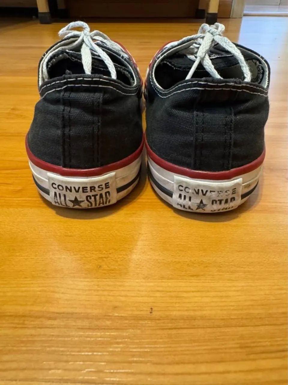 Tênis Converse All Star Preto N39 Usado - Foto 4