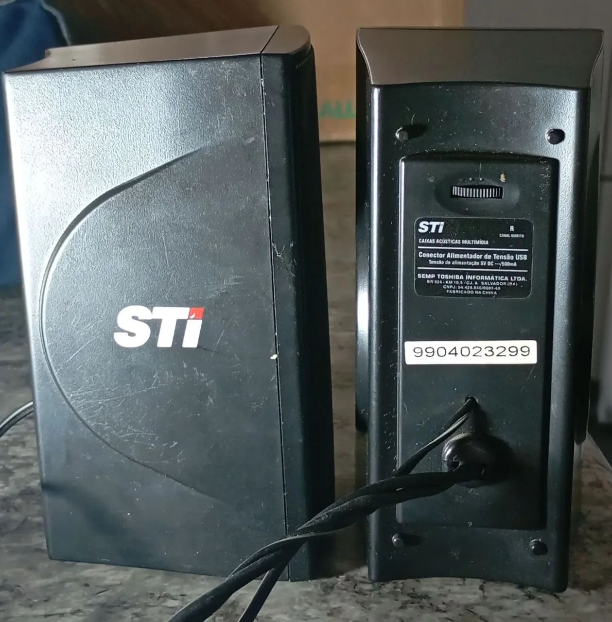 Conjunto de 2 caixinhas de som para PC STI ou SYNTAX. - Foto 2