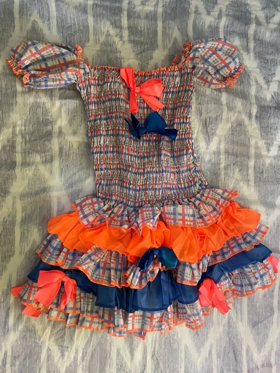 Vestido Xadrez Festa Junina