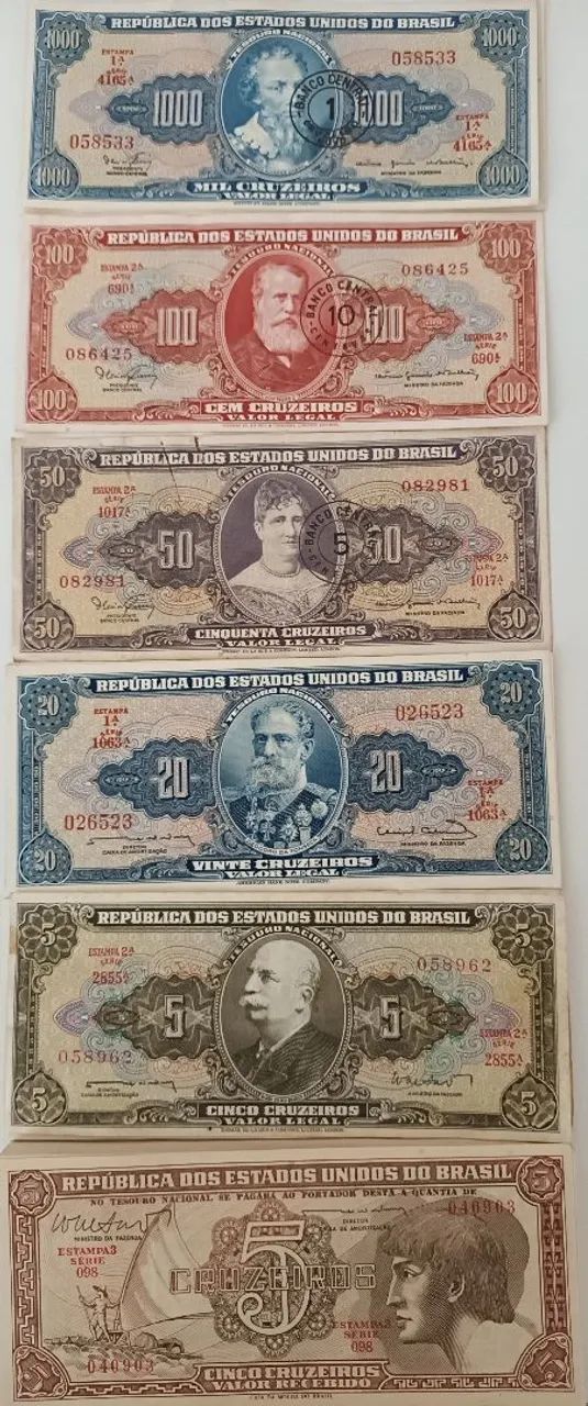 Raridades! Cédulas e moedas antigas, do Brasil e outros países.  - Foto 2