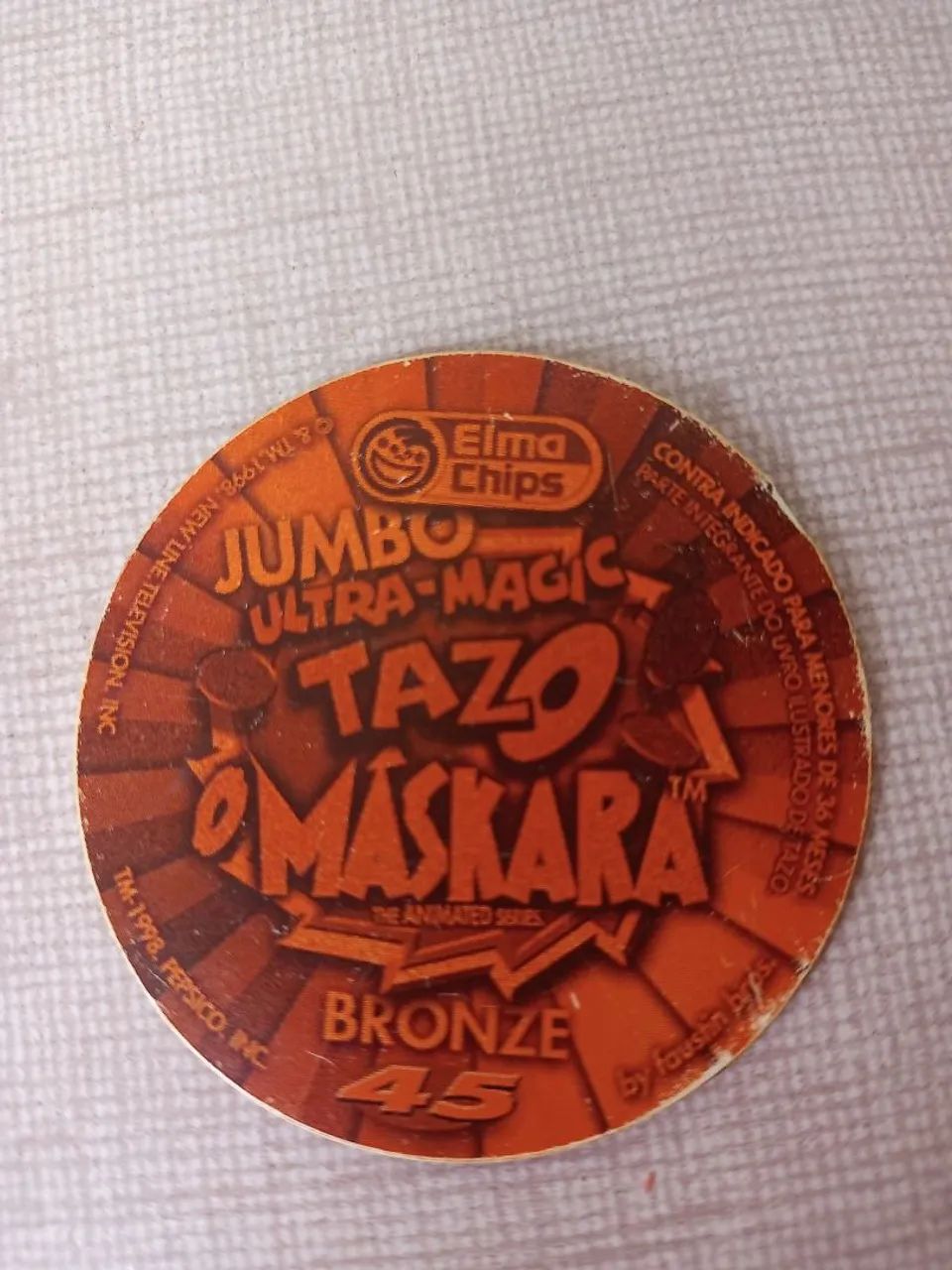 Taso ultra Magic o Máscara 45  Elma Chips 1998
