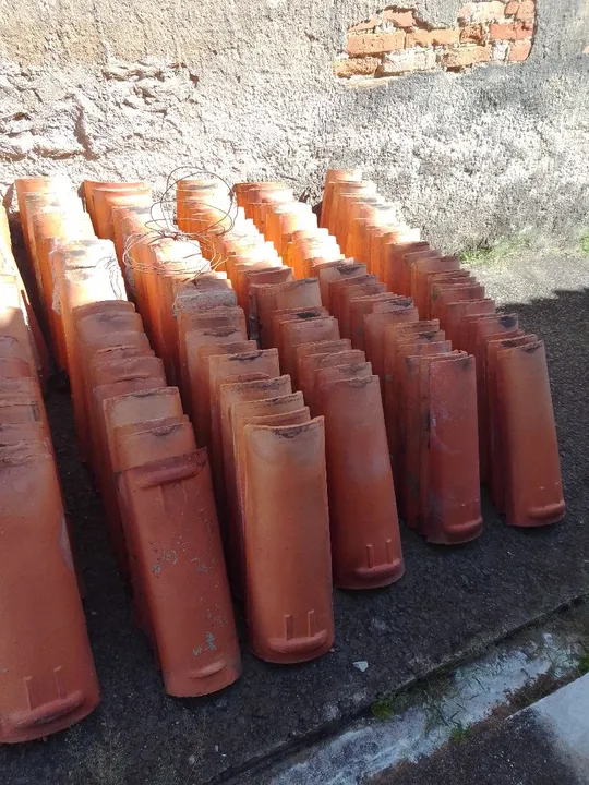 Telhas de barro antigas