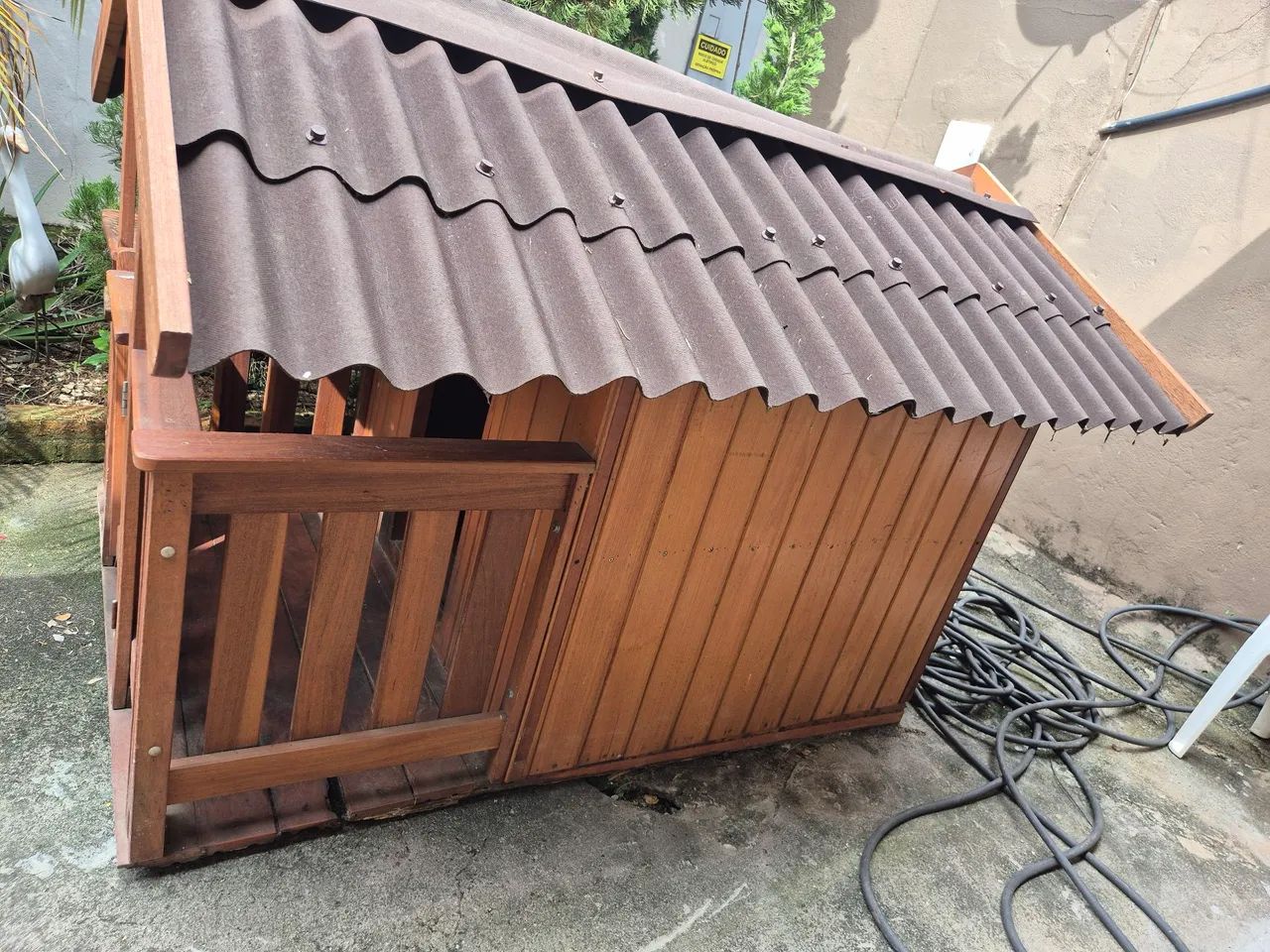 CASA DE MADEIRA PARA CACHORRO - Foto 4