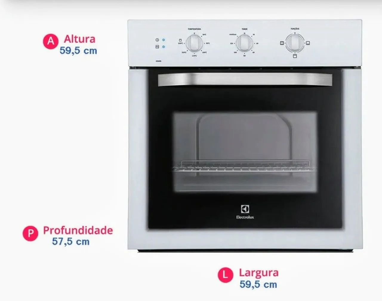 Forno electrolux de embutir elétrico  - Foto 3