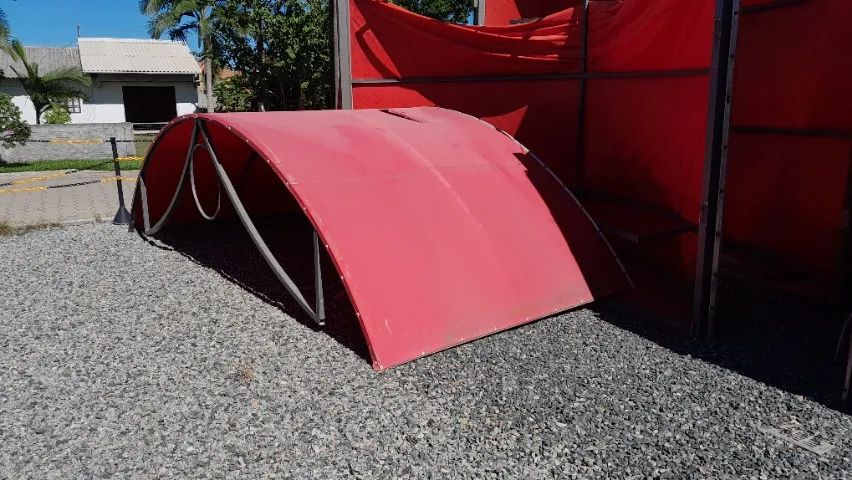 Vendo toldo para túnel tipo meia lua - Vários tamanhos. - Foto 5
