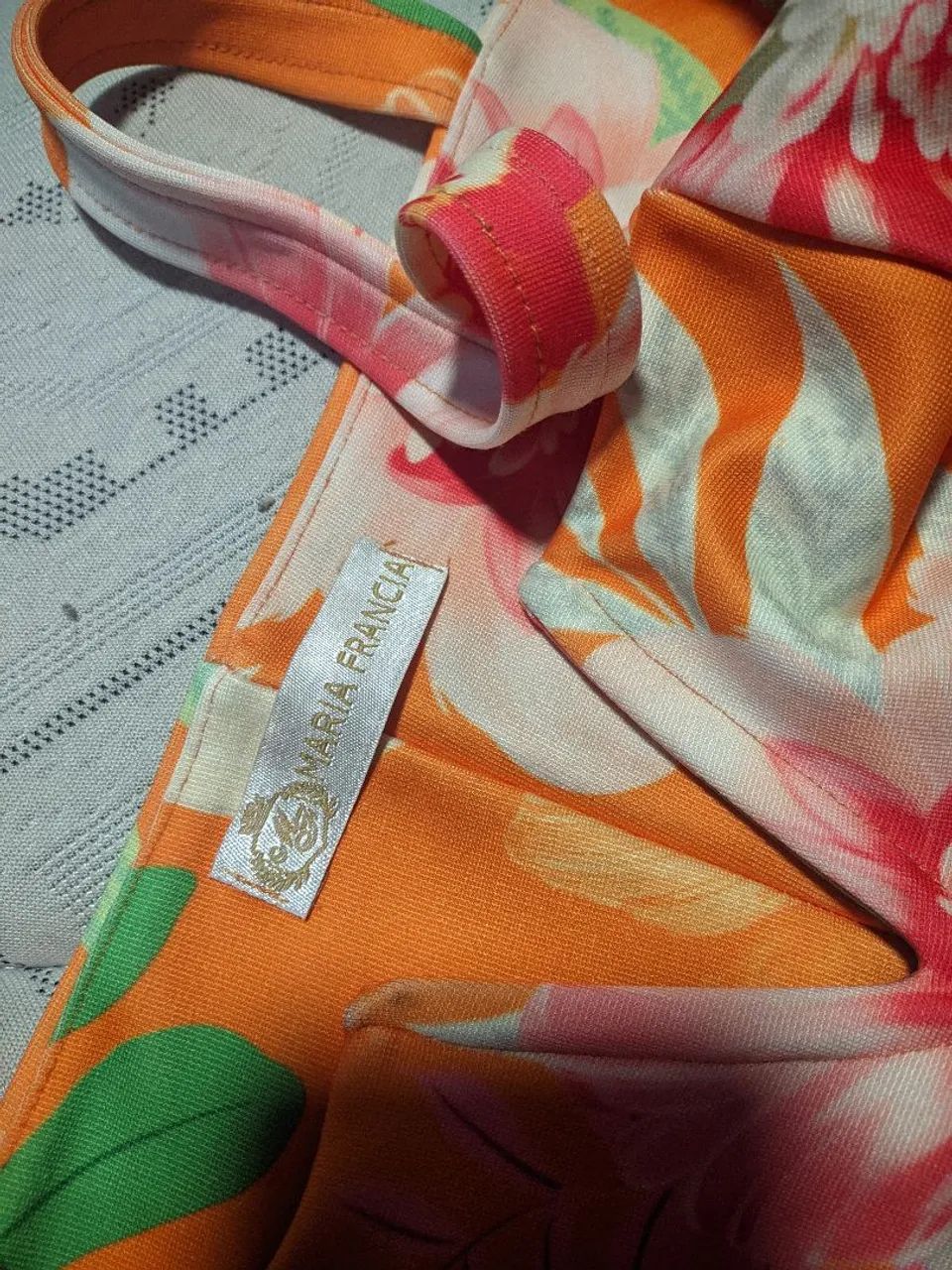 Top Floral Laranja Vibrante - Foto 2