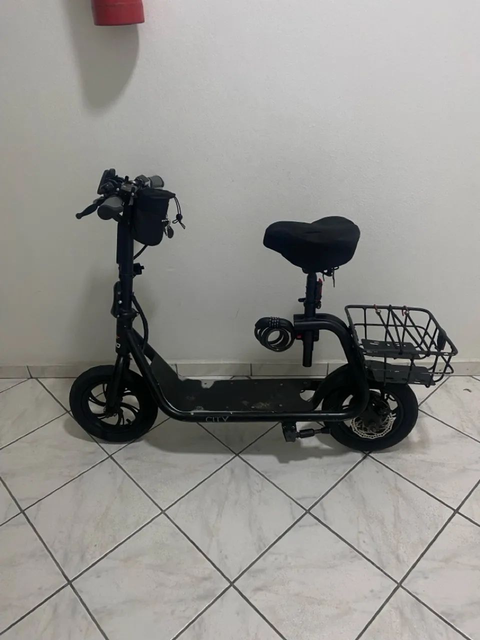 Patinete Elétrico City Preto - Foto 4